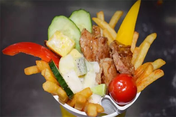 小肉肉鸡排杯