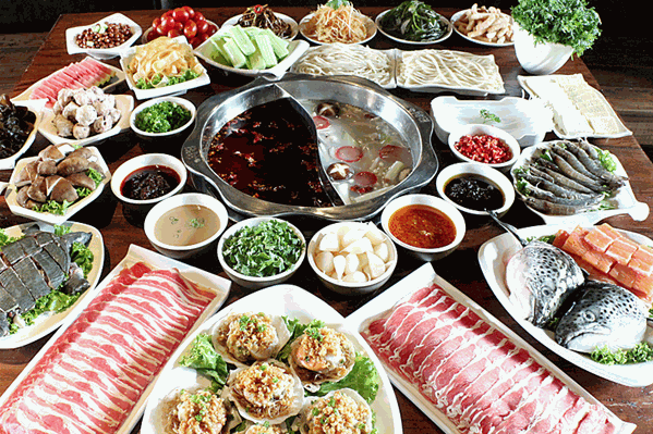 大家捞火锅料理