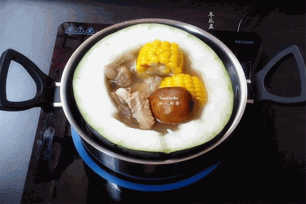 味为鲜冬瓜盅特色火锅