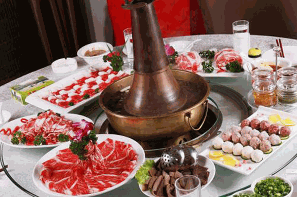碳锅涮羊肉火锅
