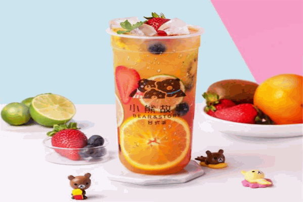 小熊故事奶茶