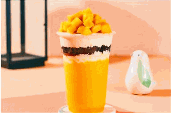 Mango熊芒奶茶