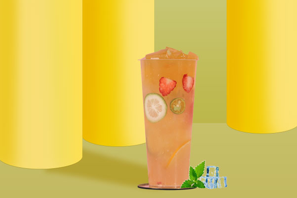 天使之橙奶茶