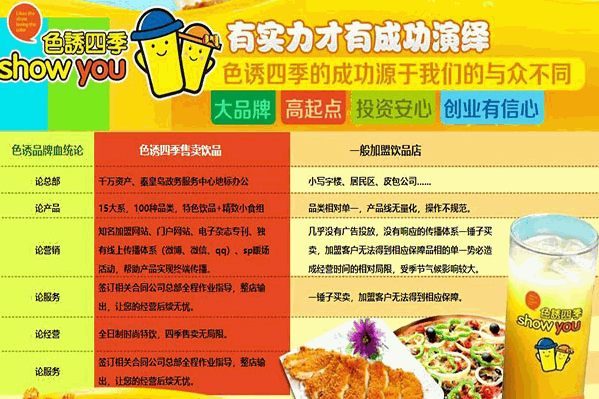 色诱四季饮品